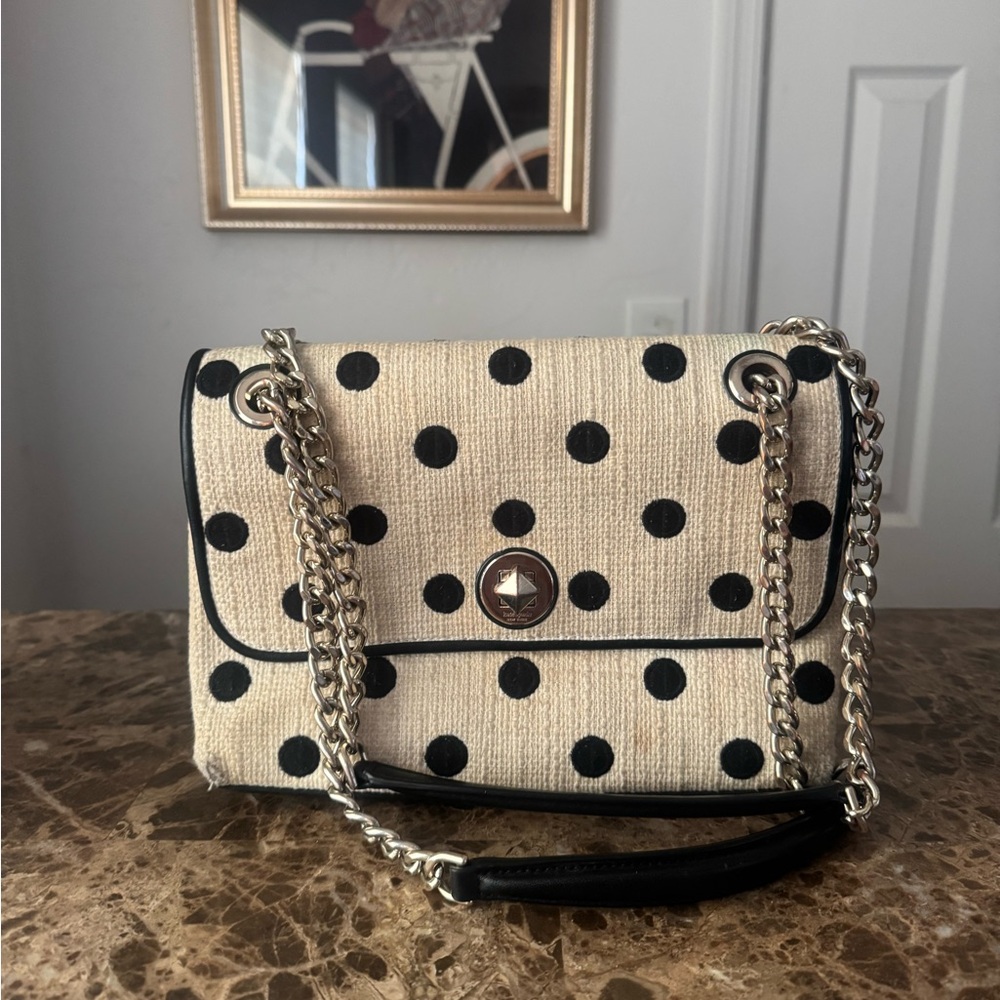 Kate Spade Polka Dot Chain Shoulder Bag